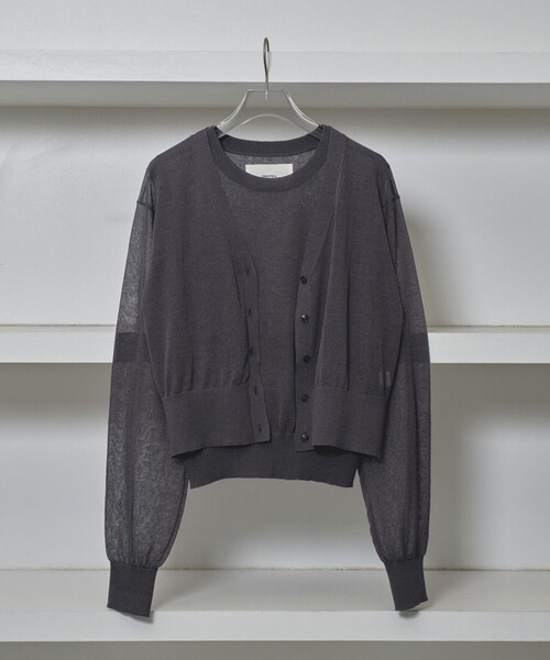todayful ノベルティ　ブルー TODAYFUL 「TODAYFUL」 ニットアンサンブル FREE ブルー レディース
