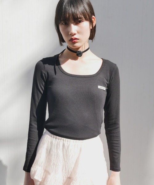 HONEY MI HONEY（ハニーミーハニー） tシャツ honey logo u-neck t