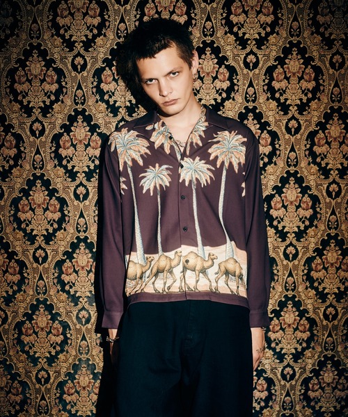 glamb（グラム） アロハシャツ シャツ Desert Parade Aloha Shirt