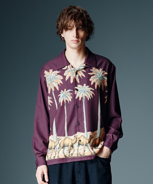 glamb（グラム） アロハシャツ シャツ Desert Parade Aloha Shirt