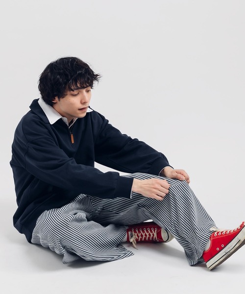 「MUHET」 デニムパンツ SMALL ネイビー レディース_画像8