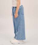 ワイドパンツ パンツ 「接触冷感」グラフィック...の詳細画像1