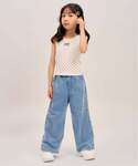 ワイドパンツ パンツ 「接触冷感」グラフィック...の詳細画像3