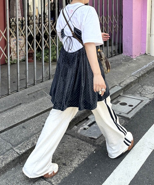 「Alley by w closet」 スウェットパンツ FREE オートミール レディース_画像9
