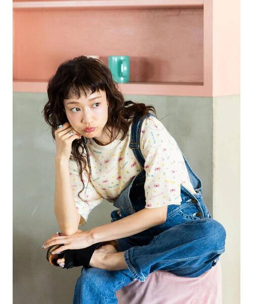 「BETTY'S BLUE」 半袖Tシャツ F クリーム レディース_画像9