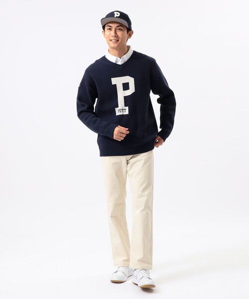 BEAMS GOLF（ビームス ゴルフ） セーター ニット ORANGE LABEL / Pロゴ