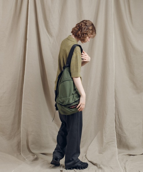 「MUHET」 半袖ニット MEDIUM ボルドー レディース_画像3