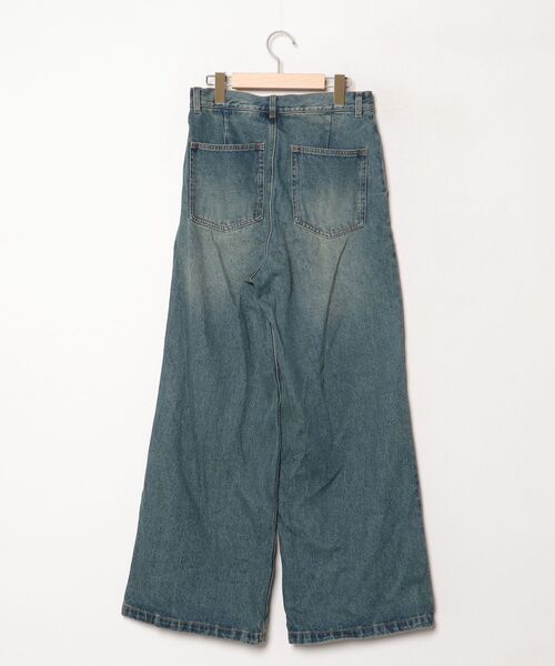 「MONO-MART」 ブーツカットデニムパンツ X-SMALL ブルー メンズ_画像2