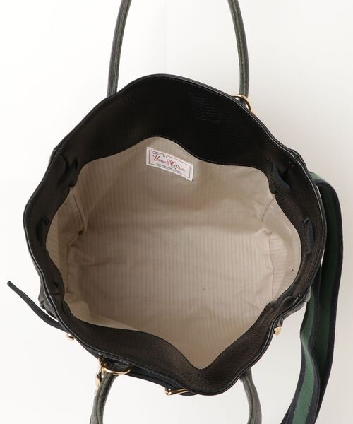 「YOUNG&OLSEN The DRYGOODS STORE」 2WAYバッグ「FRAMeWORKコラボ」 - ブラック レディース_画像4