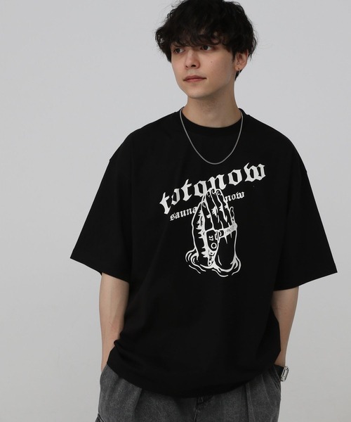 「RAGEBLUE」 半袖Tシャツ「TOTONOWコラボ」 MEDIUM グレー メンズ_画像8