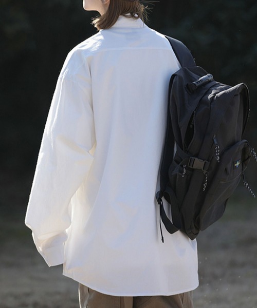 「MGV」 長袖シャツ LARGE ブラウン メンズ_画像3