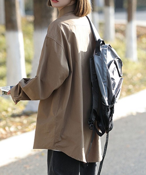 「MGV」 長袖シャツ LARGE ブラウン メンズ_画像9