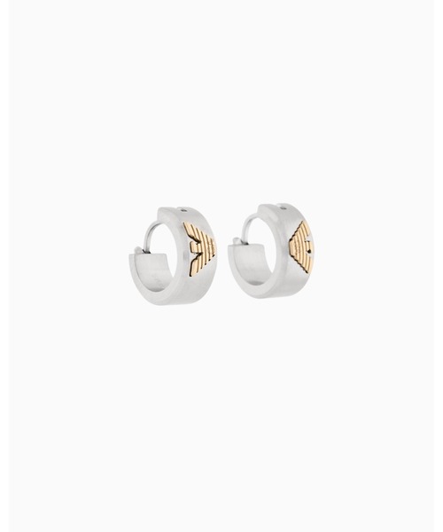 EMPORIO ARMANI ピアス 「エンポリオ アルマーニ」ピアス ツートーン