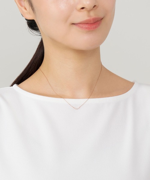 VENDOME AOYAMA（ヴァンドーム青山） ネックレス K10PG ダイヤモンド