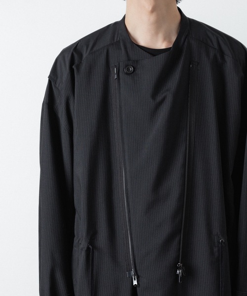 ATO（アトウ） モッズコート コート PINSTRIPE DOUBLE ZIP BLOUSON