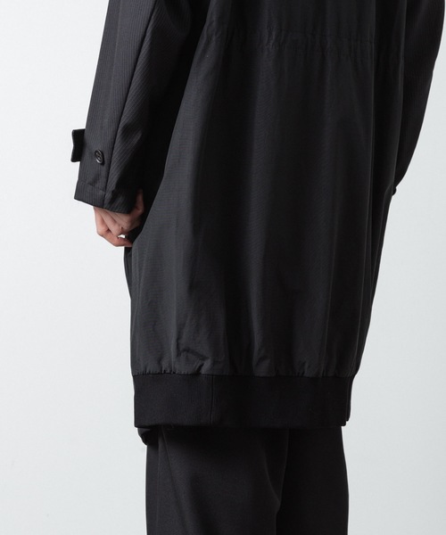 モッズコート コート PINSTRIPE DOUBLE ZIP BLOUSON メンズの画像