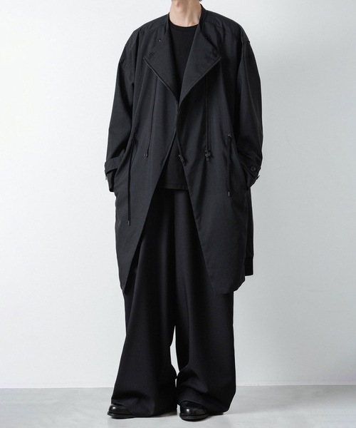 モッズコート コート PINSTRIPE DOUBLE ZIP BLOUSON メンズの画像