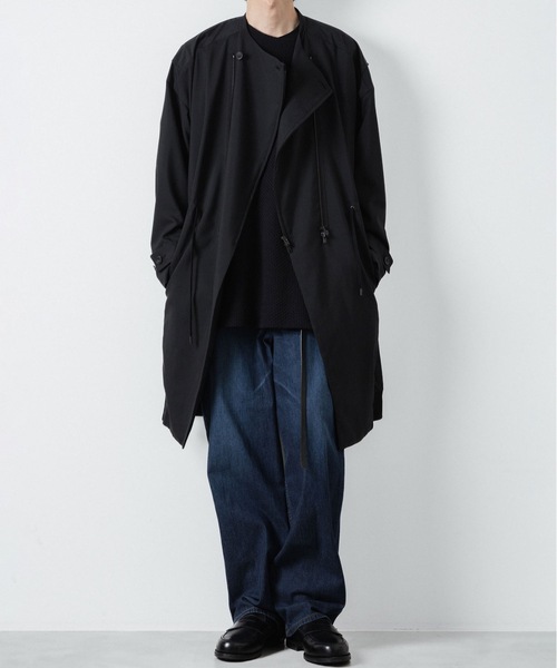 ATO（アトウ） モッズコート コート PINSTRIPE DOUBLE ZIP BLOUSON