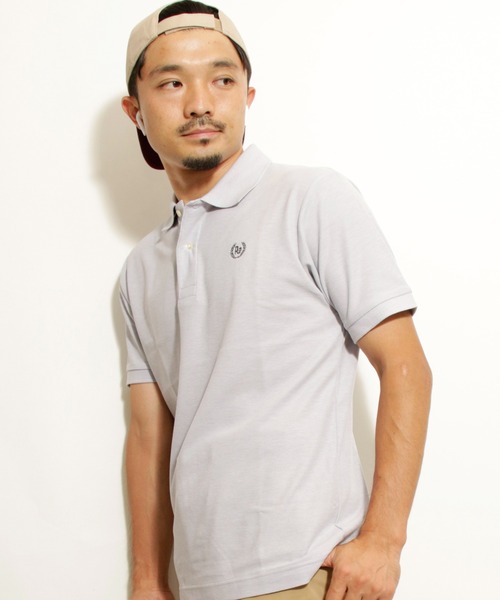 ISAIA　イザイア　サンゴ　ポロシャツ snc イザイア ISAIA ポロシャツ XXL 半袖 サンゴ 刺繍 イタリア製