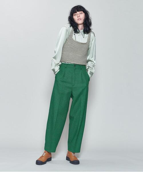 ＜6(ROKU)＞WOOL ROVING KNIT CAMISOLE/ニット 6(ROKU)＞WOOL ROVING KNIT /ニット