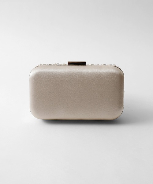 niana クラッチバッグ パーティーバッグ 2way ビーズ刺繍ボックス