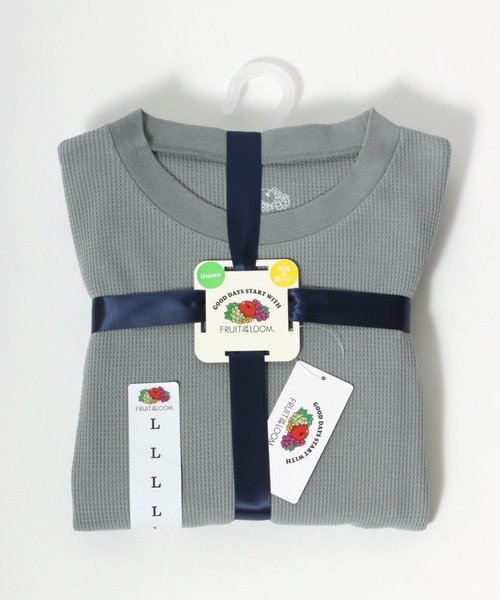 パジャマ FRUIT OF THE LOOM/フルーツオブザルーム セットアップ ワッフル 半袖Tシャツ＆ショートパンツ/ルームウェア/ワンマイルウェ | FRUIT OF THE LOOM | 05
