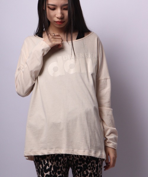 tシャツ インナー付きロングTシャツ レディース