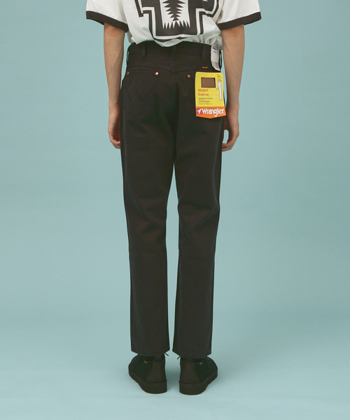 Wrangler 13MWZ ブラックデニムパンツ W32 Wrangler（ラングラー） 【裾上げ無料】Wrangler 13MWZ カウボーイ