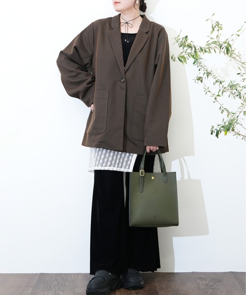 kissora（キソラ） トートバッグ 牛革 日本製 500mlペットボトル収納可