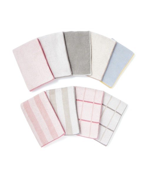 Francfranc（フランフラン） タオル ミニバスタオル チェック ピンク