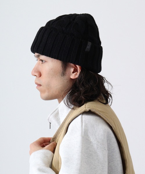 TESTIFY ニット帽 ニットキャップ ツイスト裏ボアニットキャップ