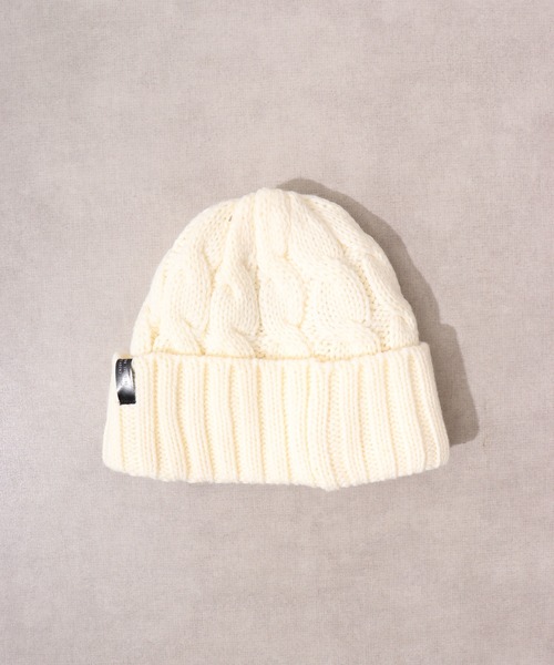 TESTIFY ニット帽 ニットキャップ ツイスト裏ボアニットキャップ