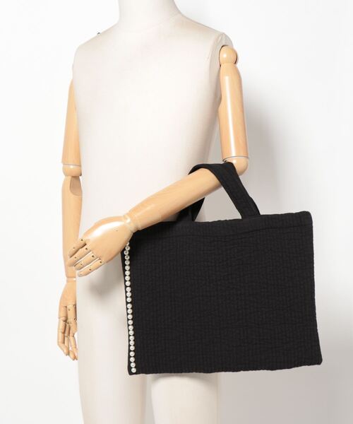 HUIT bouquet（ユイット ブーケ） エコバッグ パールトリム ヌビ