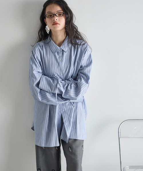 ブラウス シャツ ウエストドローストリングシャツ レディース JILL by JILL STUART｜ウエストドローストリングシャツ