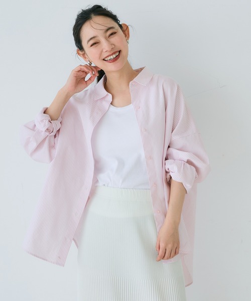 極美品　BASCO　バスコネスト　麻100%　ドルマン袖　Aライン　ブラウス ドルマンブラウス[品番：PA000012854]｜coca（コカ）の