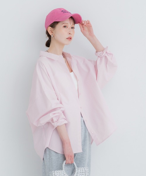 coca（コカ） ブラウス シャツ ドルマンスリーブテールカットオックス