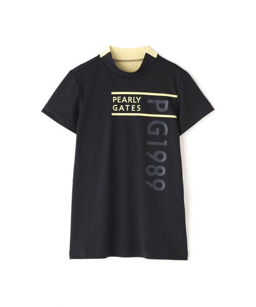 tシャツ Tシャツ レディース 「PEARLY GATES」ストレッチダンボール 半袖ハイネックカットソー｜zozo｜03