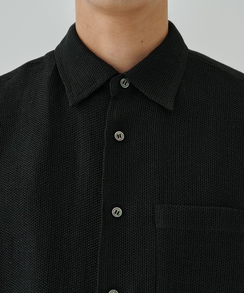 ALLEGE（アレッジ） シャツ 「ALLEGE」Linen Mesh Shirt メンズ