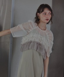 LE'RURE ドレス Ruffle tulle airy dress : ZOZOTOWN Yahoo!店 - 通販