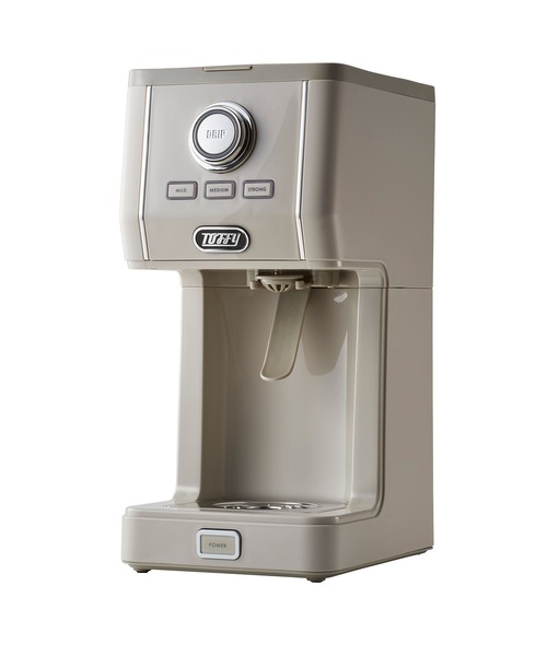 Toffy ダイレクトドリップコーヒーメーカー グレージュ コーヒーマシーン Toffy 「Toffy/トフィー」 ダイレクトドリップアロマコーヒーメーカー