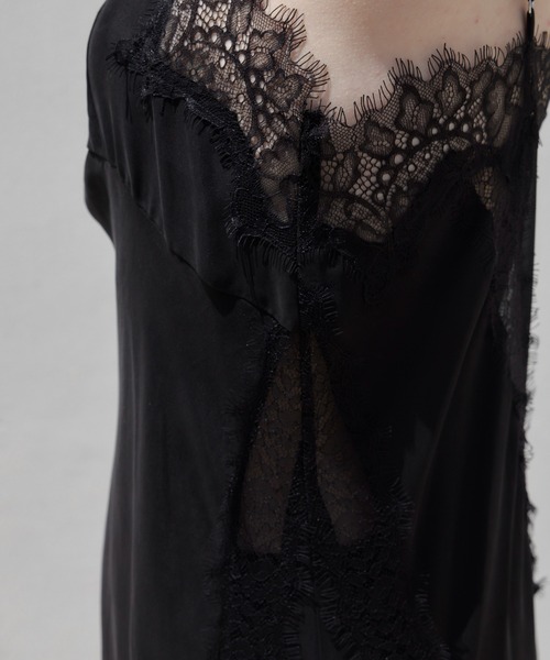 JOSE MOON（ジョゼムーン） ワンピース LACE TRIMMED CAMISOLE DRESS