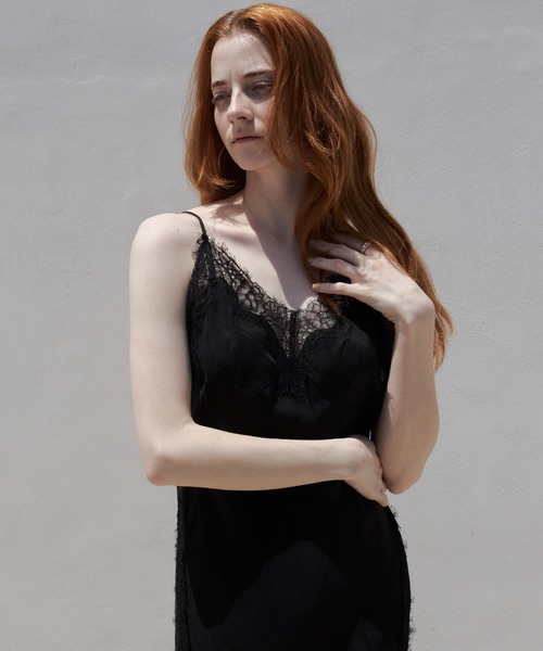 JOSE MOON（ジョゼムーン） ワンピース LACE TRIMMED CAMISOLE DRESS