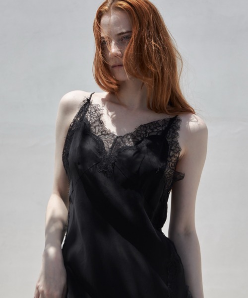 JOSE MOON（ジョゼムーン） ワンピース LACE TRIMMED CAMISOLE DRESS