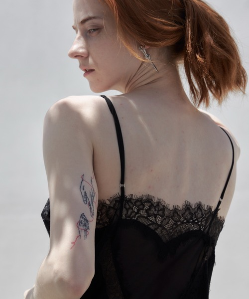 JOSE MOON（ジョゼムーン） ワンピース LACE TRIMMED CAMISOLE DRESS