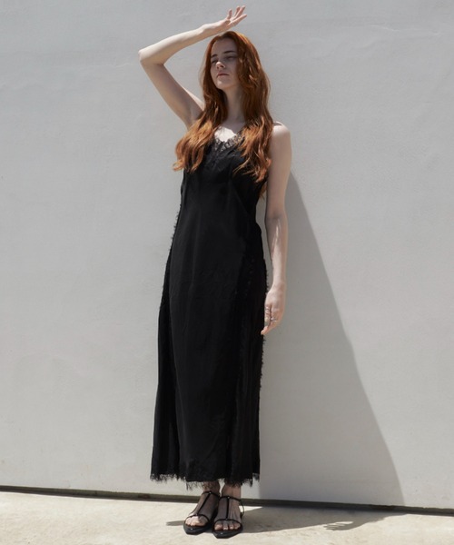JOSE MOON（ジョゼムーン） ワンピース LACE TRIMMED CAMISOLE DRESS