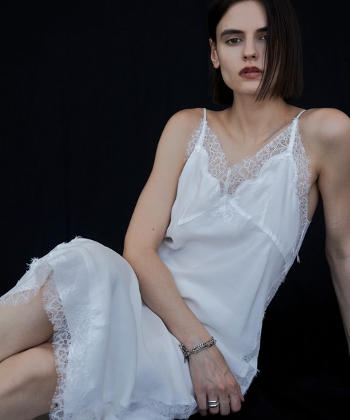 JOSE MOON（ジョゼムーン） ワンピース LACE TRIMMED CAMISOLE DRESS