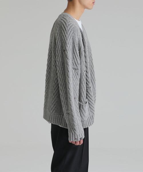 DELUXE（デラックス） カーディガン SAVAGE SPAGHETTII メンズ