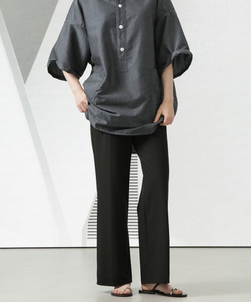 Apo（s）ture スラックス パンツ RITA-001/TRストレートパンツ  