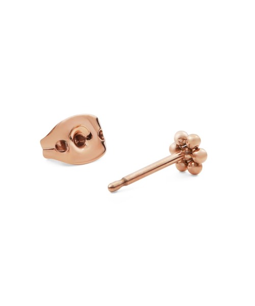 14K ローズゴールド ピアス　ストーン　片耳用 Daniel Wellington（ダニエルウェリントン） ピアス Flower Stud