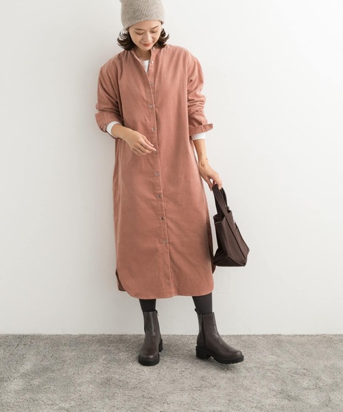 URBAN RESEARCH DOORS ワンピース 「UR TECH」コーデュロイ